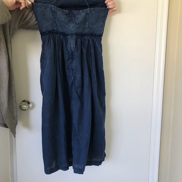 NWT Lucky Brand Denim Midi Dress - Picture 7 of 8